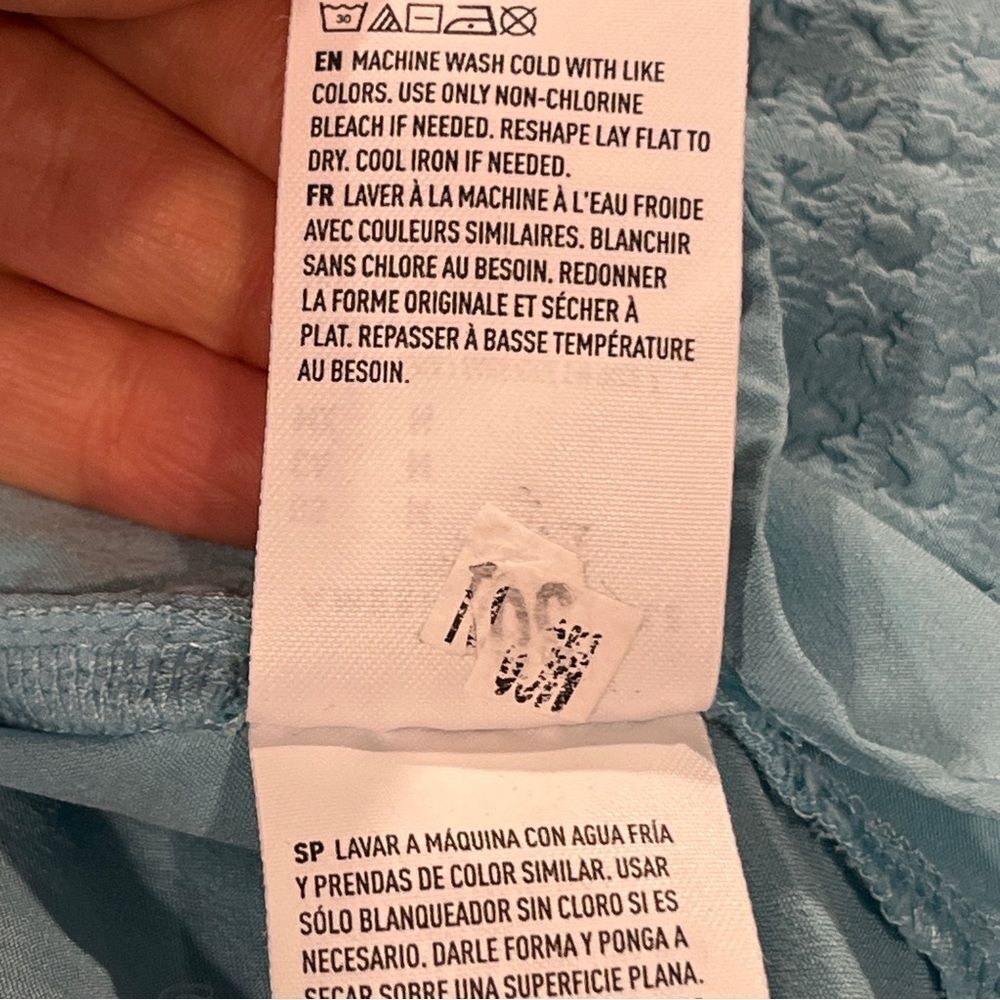 American Eagle Outfitters Sky Blue mini Dress size medium - Picture 9 of 11